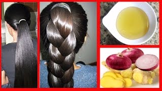 Homemade Hair Oil For Long Soft & Shiny Hair |Ginger & Onion Hair Oil | Tanutalks |