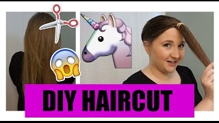 Diy Layered Haircut | How I Cut My Hair At Home | Unicorn Ponytail Method