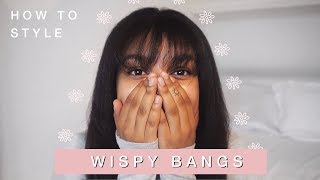 How To Style Wispy Bangs | Relaxed Hair
