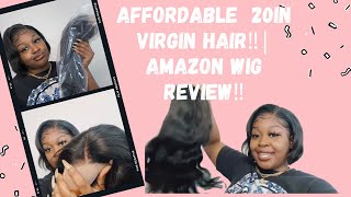 Best Affordable 4X4 Closure Wig From Amazon | 20In Virgin Human Hair ‼️‼️♥️ #Jagang #Amazonwig
