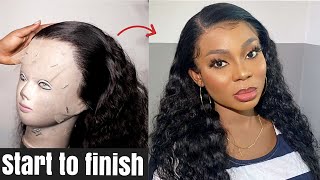 Water Wave Lace Front Wig Start To Finish Install / I Love The Gorgeous Curls Ft. Celie Hair