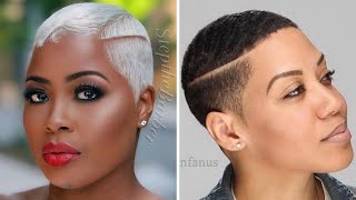 Anti Age Haircut - Short Hairstyles For Matured Black Women - Short Pixie With Edges | Wendy Styles.