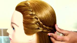 Awesome Hairstyle For Kurti | Hairstyle For Girls | Long Hair Hairstyle | Braided Hairstyle