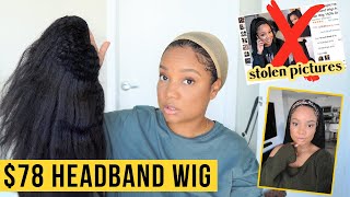 $78 Headband Wig From Amazon  | Hit Or Miss? | Companies Steal My Photos