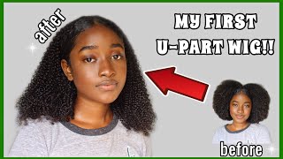 My First Ever U-Part Wig!!! | Natural Girl'S Wigs