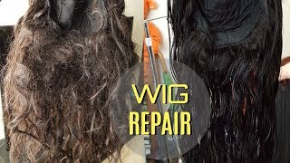 Wig Repair | From Tangled & Matted To Brand New (Talk-Thru)