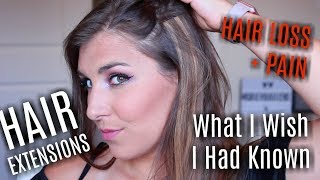 Tape Hair Extensions Update: What I Wish I Knew, Hair Loss & Pain| Bailey B.