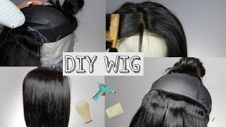 Diy Lace Closure Wig Under An Hour (Hot Glue Gun Method) Ali Pearl Hair
