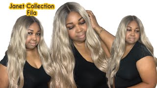  Blonde Waves| Janet Collection Fila Wig Review