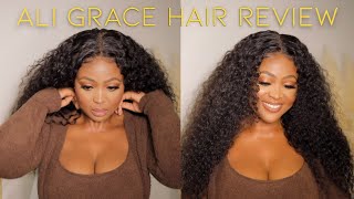 Ali Grace 4X4 Curly Closure Wig Review