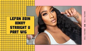 Amazon Find - 28In  Kinky Straight U Part Wig Review