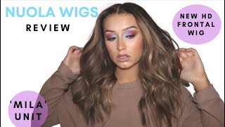 Nuola Wigs Human Hair Frontal Hd Lace 'Mila' Wig Review / Invisible Lace & Ultimate Securi