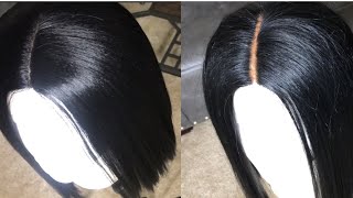 How To Fix Part On A Full Cap Synthetic Wig | Model Model | Jewel Wig