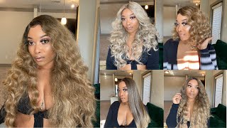 Ash Blonde Wig Lookbook| 5 Wigs Under $30! |Heraremy | Chadneyb