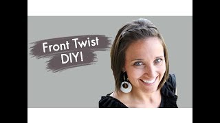 Front Twist Diy | Bangs Or Fringe | Cute Girls Hairstyles