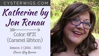 Cysterwigs Wig Review: Katherine By Jon Renau, Color: 6F27 (Caramel Ribbon)