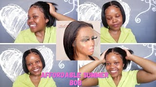 8 Inch Bob: Less Than R900 Bob|| Lace Frontal Wig Install|| South African Youtuber