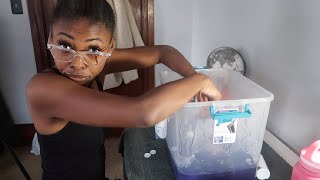 Trying To Dye My Wig Purple *Water Color Method*