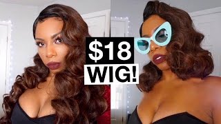 You Need This $18 Wig! Bombshell Glam 2 Ways - Long And Wavy To Short Vintage Bob