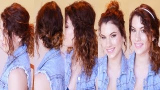 5 Back To School Curly Hairstyles (Easy & Heatless!)