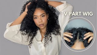 Big Curly V Part Wig Install Very Detailed Ft. Nadula