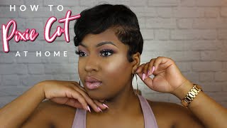 How To Style A Pixie Cut At Home | Beginner Friendly | Soclassieangel