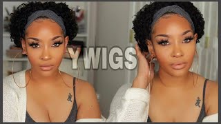 The Wig Most Natural Headband Wig Ever!!! Water Wave Pixie| Ft. Ywigs
