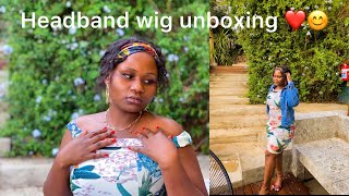 Headband Wig Unbox |Aliexpress|Southafricayoutuber|Zwotea Tendani |*No Glue Needed #Headbandwig#Sa