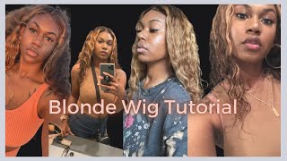 Wig Transformation | Blonde Wig Tutorial