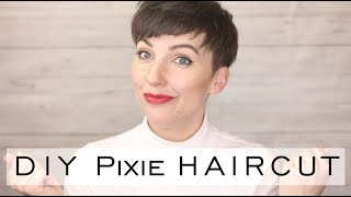 Cutting My Own Hair!! Pixie Haircut / Women'S Short Hair / Minimalist Style / Emily Wheatley