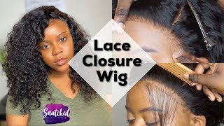 How To Lay A Closure Wig | Deep Side Part