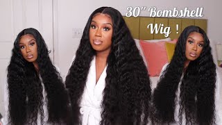 Hair Transformation: 30 Inch Loose Deep Wave 5X5 Closure Wig Install| Wiggins Hair