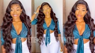 Super Melted! My 1St 32" Body Wave Lace Front Wig Ft. Yolissa Hair  | Petite-Sue Divinitii