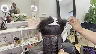 Tape In Hair Extensions On Silk Pressed Hair | ***Must Watch
