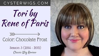 Cysterwigs Wig Review: Tori By Rene Of Paris Hi Fashion, Color: Chocolate Frost