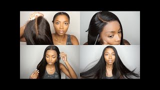 The Best Fake Scalp Wig Ever!! Quick Hair Routine For College  Hairvivi
