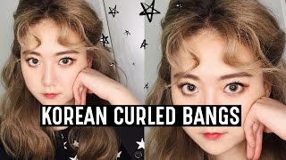 How To Korean Curled Bangs (Taeyeon “My Voice” Hairstyle) | Feterre X Q2Han