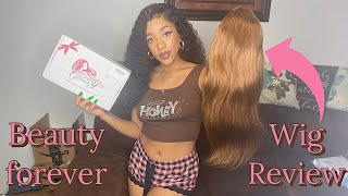 Beauty Forever Amazon Wig Review | Honey Blonde T Part