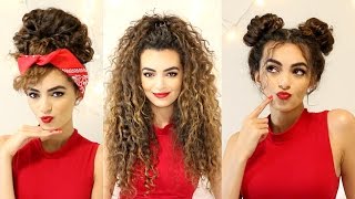 Curly Hairstyles For A Semi-Bad Hair Day! | Itsrimi