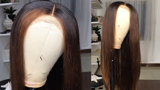 How To Make A Lace Closure Wig || How To Straighten Hair || Hair Straightening Secrets