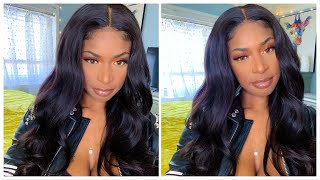 The Best 360 Wig Lace Frontal Wig | Human Hair Wig | Very Detail Install For Beginners | Ayiyi Hair