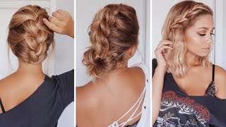 3 Easy Hairstyles For Short/Medium Length Hair | Ashley Bloomfield