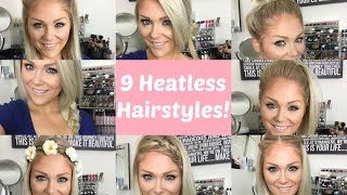 9 Back To School Heatless Hairstyles