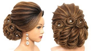 Bridal Hairstyle || Hairstyle For Long Hair || Bun Hairstyle