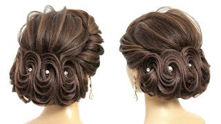 New Updo Hairstyle For Wedding | Party Hairstyle | Hairstyle For Women | Juda Hairstyle | Hairstyle