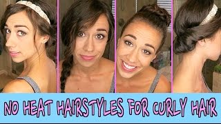 Quick Easy Hairstyles For  Curly Hair