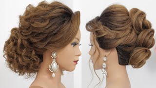 2 Easy Bridal Hairstyles For Long Hair || Wedding Updos || Hairstyle For Girls || Curly Hairstyles
