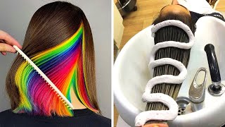Hair Color And Haircuts Transformation | Stunning Women Hairstyles Ideas | Hairstyle Ideas For Girls