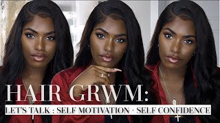 Affordable 5X5 Hd Lace Closure Wig Grwm: Self Motivation + Self Confidence Ft. Unice Hair | Idesign8