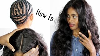 How To : Sew In Lace Closure (Beginner Friendly)